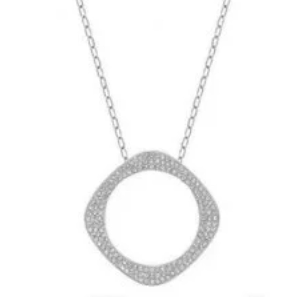Swarovski double sided pendant necklace
